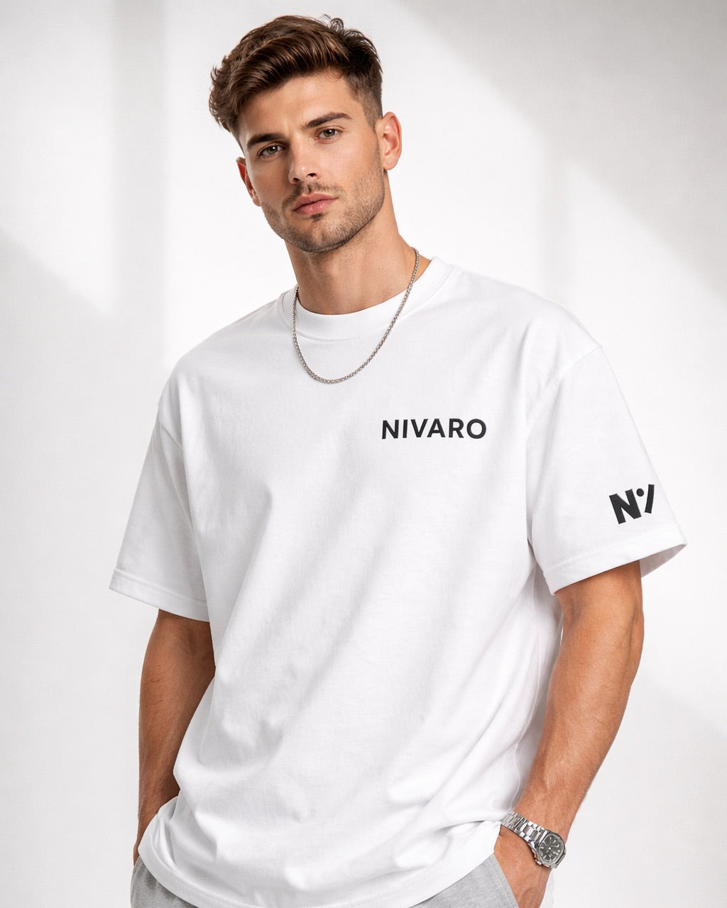 "Quiet Flex" Oversized Tee